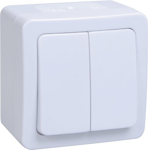 Выключатель накладной IEK Гермес Plus ВС20-2-0-ГПБ 2-кл. IP54 белый фото Выключатель накладной IEK Гермес Plus ВС20-2-0-ГПБ 2-кл. IP54 белый картинка